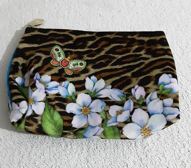 Estee lauder leopard makeup bag clearance