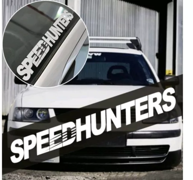 Sticker Speed Hunter stampino per macchina automobile tuning 50cm x 7.5cm