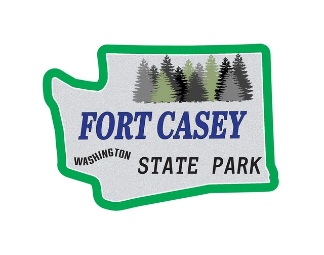 Fort Casey State Park Washington 5x3.5 Travel Sticker Decal