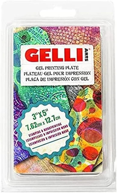 Placa de impresión en gel Gelli Arts de 3 x 5 pulgadas