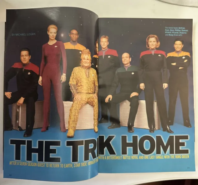 Vintage TV Guide Star Trek Voyager May 19-25, 2001 4