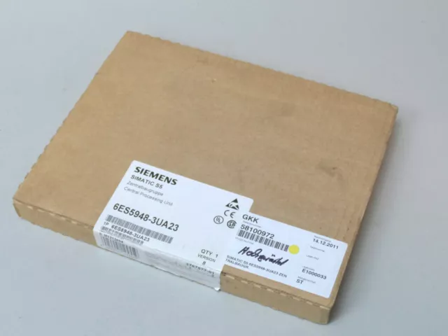 Siemens Simatic S5 6ES5948-3UA23 6ES5 948-3UA23 -scellé - E-Stand : 8