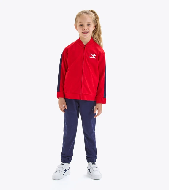 Tuta Junior Diadora Ju.tracksuit Fz Carmine Red - 102.179356 45033