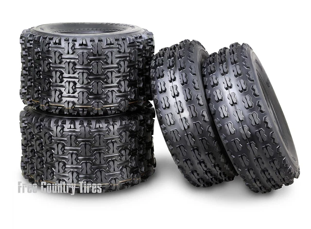 Set 4 Sport ATV 21x8-9 21x8x9 Front 22x10-10 22x10x10 Rear 4PR GNCC Race Tires
