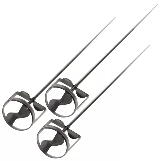 Jiffy Mixer Co. HS-3 1/4" eje mezclador de acero inoxidable 1-2 galones hoja (paquete de 3)