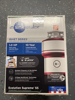 InSinkErator Evolution Supreme SS 1 HP Food Waste Garbage Disposal [22EC]