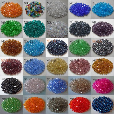 Swarovski 100 pezzi cristalli bicono Swarovski 3mm originali fai da te scegli il colore 