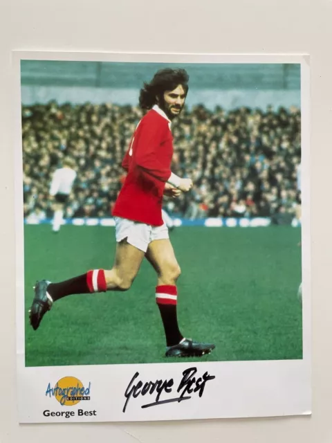 GEORGE BEST - Signed Autographed Editions - Man Utd Photo