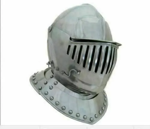 Medieval Larp Sca Greek Knight Tournament Close Armor Helmet Christmas Gift