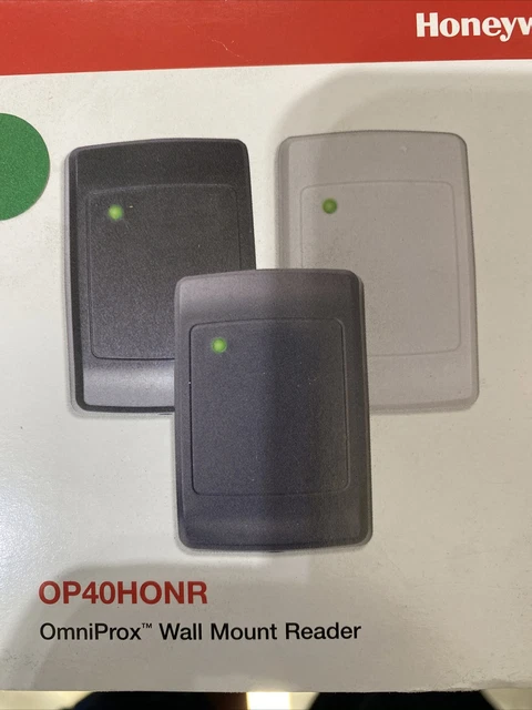 NEW Honeywell OP40HONR OmniProx Wall Mount Card Reader with 3 Bezels
