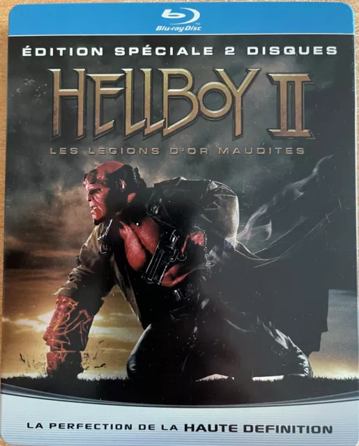 Hellboy Ii  Les Legions D Or Maudites  Combo Blu-Ray + Dvd Tres Bon Etat