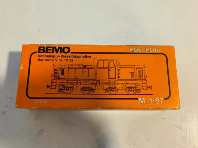 Bemo 1201 HOm H0m narrow gauge DB V52 901 diesel locomotive good condition