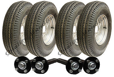 Parnells Haute Vitesse Remorque Kit 5.00-10 Route Légal Roues Moyeu & Goujon Essieu 500 10 