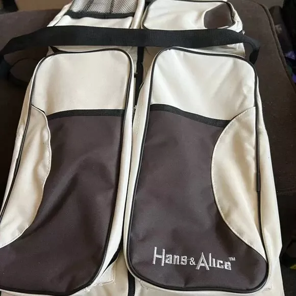 Hans & Alice 3-in-1 Portable Baby Diaper Bag Changing Station + Travel Bassinet