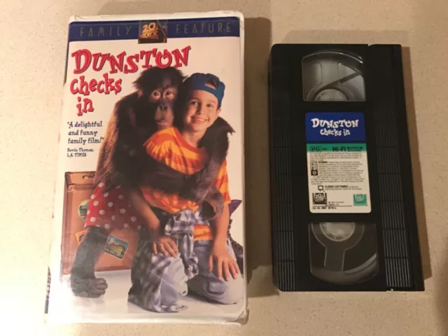 Dunston Checks In (VHS, 2000 Clamshell) Jason Alexander, Faye Dunaway