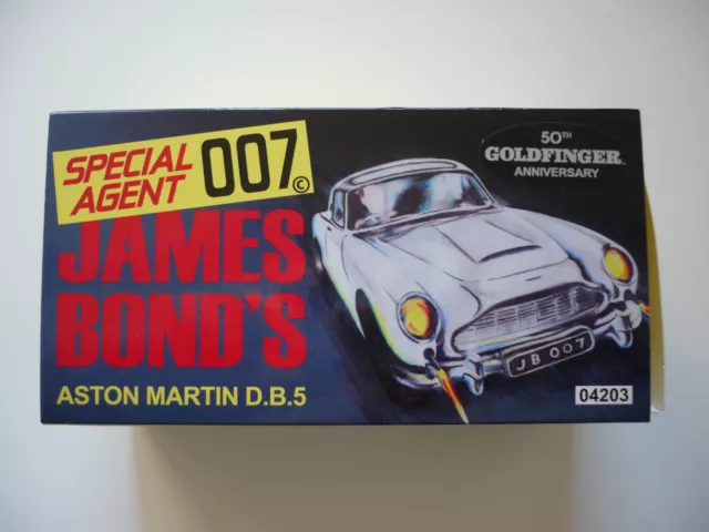 JAMES BOND  -  CORGI  -  Aston Martin DB5  -  50th Goldfinger Anniversary  - OVP