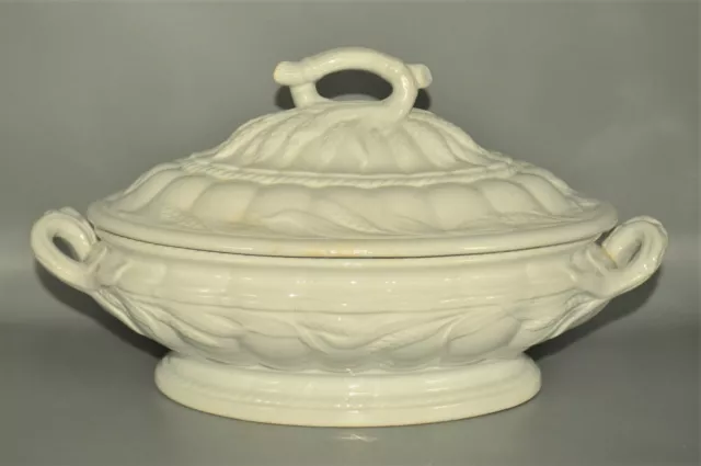 Antique Original Porcelain Ironstone Elsmore & Forster Ceres Wheat Tureen Bowl