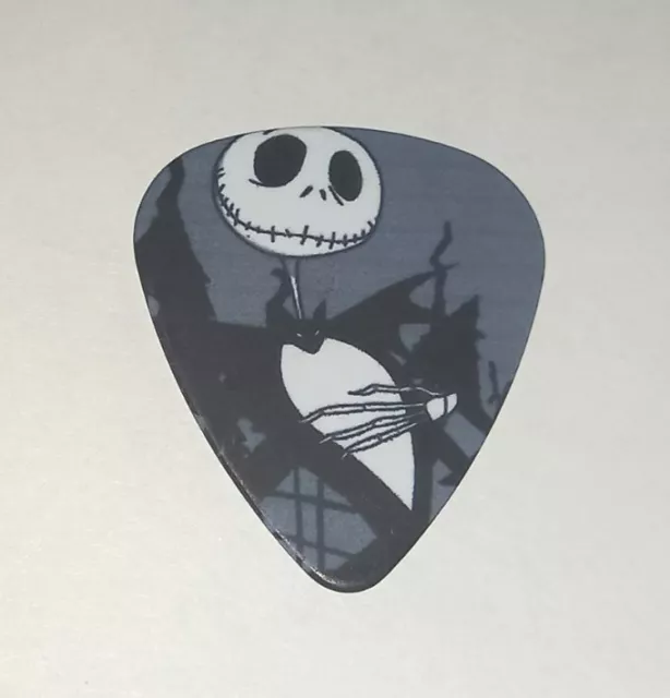 NEW 1 X Nightmare Before Christmas Jack 0.71 mm 2 Sided Guitar Pick Plectrum Gry