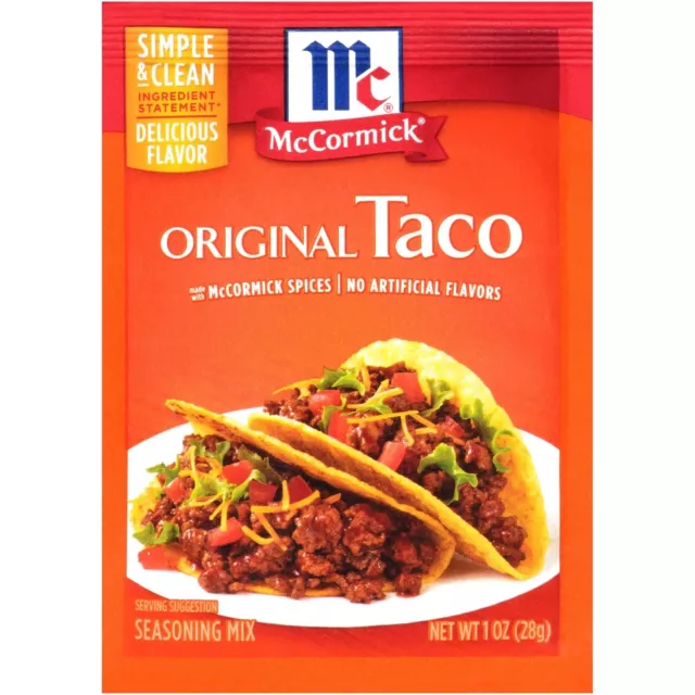 McCormick Original Taco Seasoning Mix 28g MHD 04/03/2025