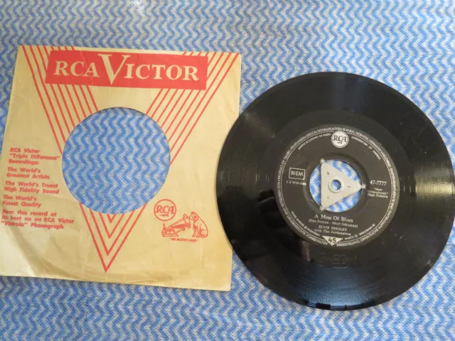 Elvis Presley-47-7777-A Mess Of Blues-It´s Now Or Never RCA GERMANY SELTEN TRY