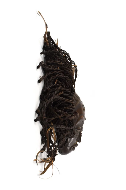 Chokwe Passport Mask Mwana Pwo with Headdress Congo African Art 3