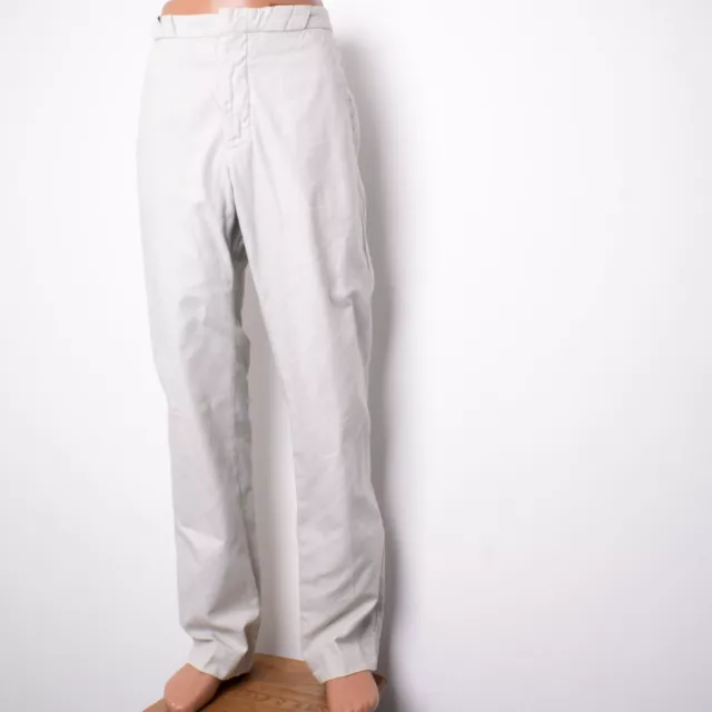 MAISON MARGIELA Men's Regular Fit 100% Cotton Gray Chino Pants Trousers Size 48