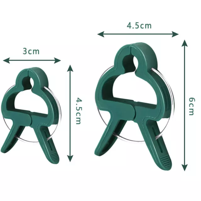 Garden Plant Clips Seedlings Plants Support Tools Small Large Grow 2 Sizes 3