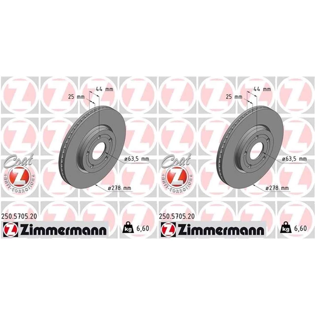 Coppia Dischi Freno Anteriori Zimmermann 330x24mm – Ventilati, Alto Carbonio, Rivestiti, Per BMW Serie 5 G30, X3 G01, E Altri – Codice 150.2951.20