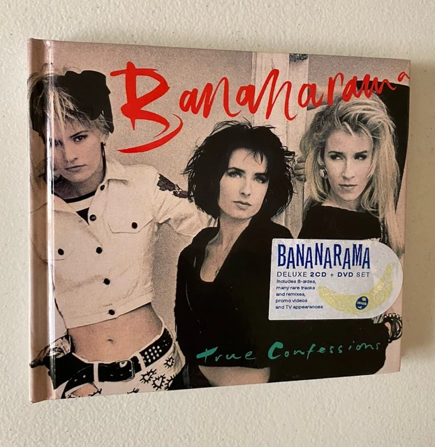 BANANARAMA, TRUE CONFESSION Deluxe 2Cd/1DVD Like New Hype Sticker