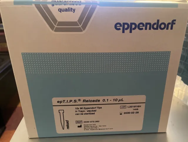 Eppendorf epTIPS Reload Pipette Tips 0.1 -  10µL  - 960/Pack