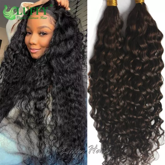 Brazilian Remy Human Hair Curly Bulk For Braiding No Weft Braids Hair Extensions