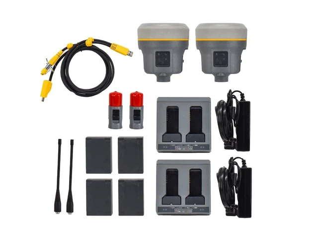 Trimble GPS Dual R10 M1 V1 Base Rover Receiver Kit