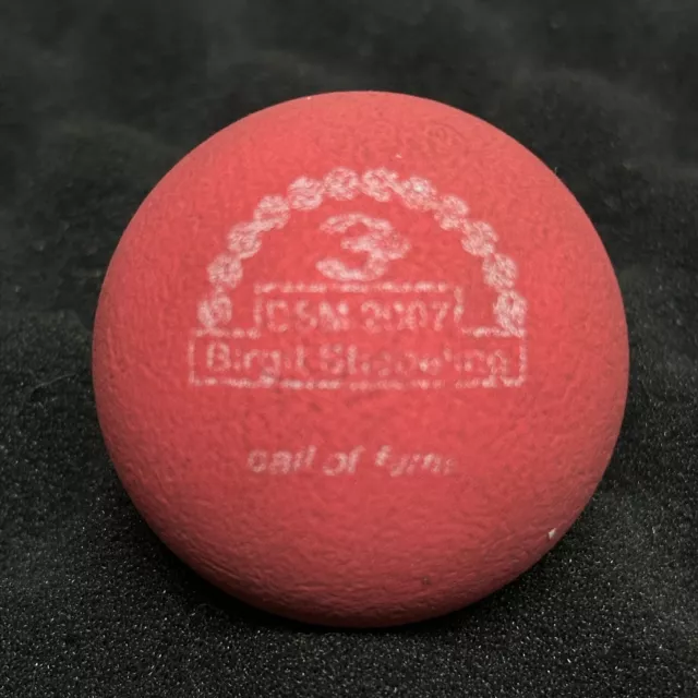 Minigolfball 3D BoF DSM 2007 Birgit Stiebeling MRR - unmarkiert, ungespielt