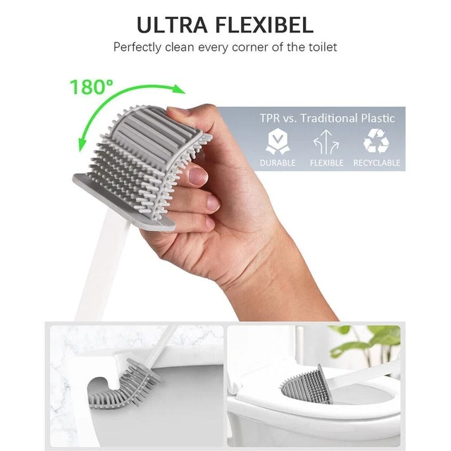 cepillos soporte de limpieza baño herramientas de limpieza inodoro cepillos set