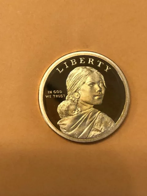 2010 S Sacagawea Native American Gem Proof Dollar From Us Mint Set. High-Grade