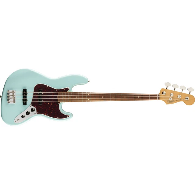 Fender Vintera '60s Jazz Bass - touche Pau Ferro - Daphne Blue (+ housse)