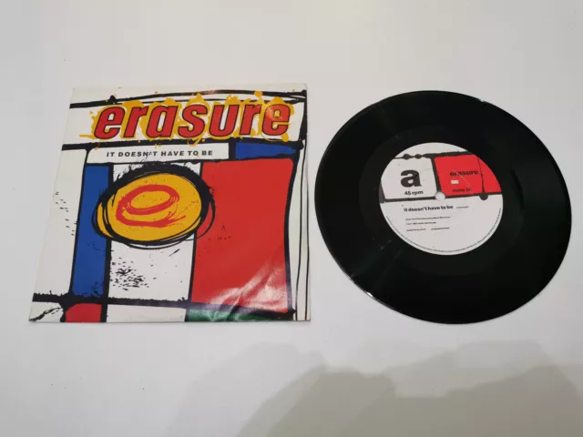 erasure it doesnt have to be 7" vinyl record very good condition