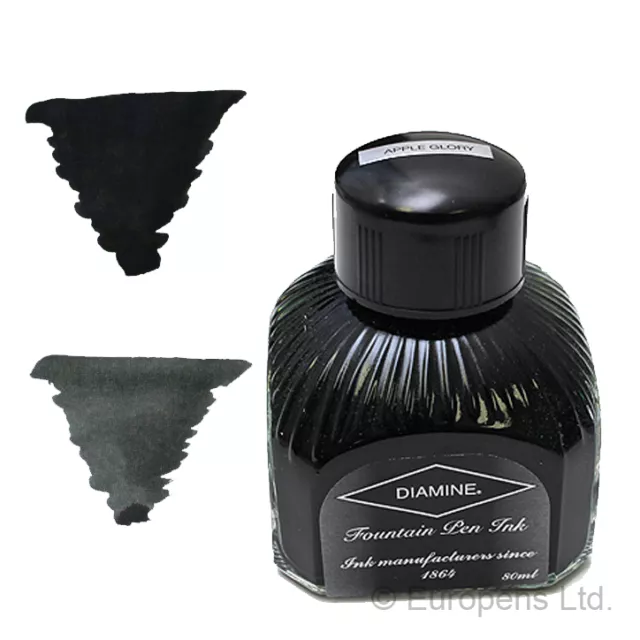 Diamine mis en bouteille encre (80ml) pour stylos-plumes - noirs / Greys