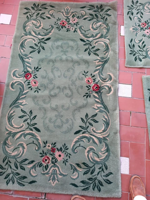 Set Tappeti Vintage Anni 70 In Lana Marca Sennek - Vintage Rugs Italian Brand