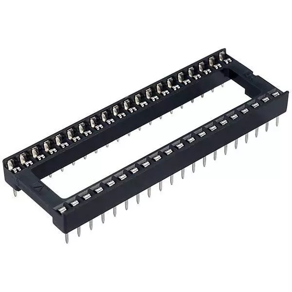 5 x TruConnect 40 Pin DIL Socket 15.24mm PDIP IC Socket