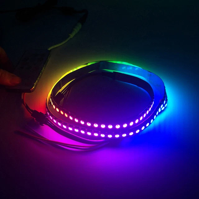 LED Strip1/2m DC5V 2812IC SMD5050 Strip Light(144LED/M; White Board; Bare Board)