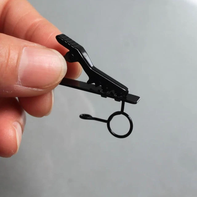 Nice 2Pcs Mic Lapel Tie Clip For Lavalier Sennheiser ME2 Replacement E Hot R3L4