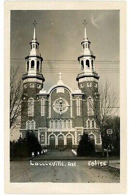 St. Anthony of Padua Eglise, Church In Louisville, Quebec, Canada Postcard
