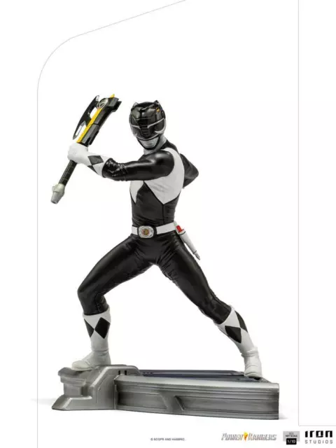 Black Ranger Power Rangers BDS Art Scale Statue 1/10 Iron Studios Sideshow