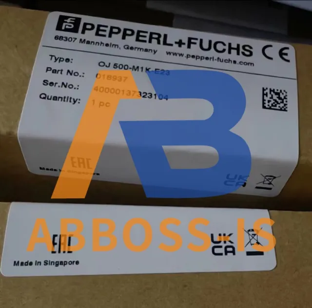 New In Box PEPPERL+FUCHS OJ500-M1K-E23 Fiber Optic Sensor