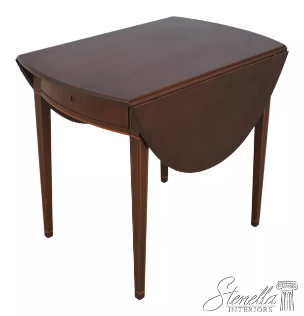 L62579EC: KITTINGER CW-27 Colonial Williamsburg Mahogany Pembroke Table