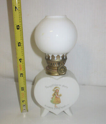 Vintage Holly Hobbie preowned Handled Mini Oil Lamp              (HH3)