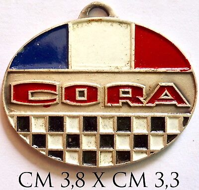 Auto CORA Lyon Toulose 1950 portachiavi pubblicitario ditta accessori “2826” 