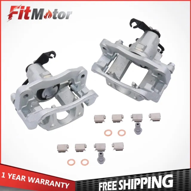 Rear Left + Right Brake Calipers For Dodge Grand Caravan Chrysler Town & Country