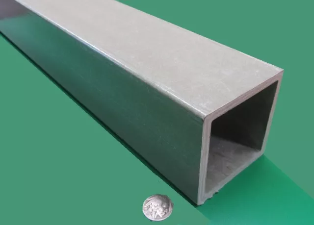 Fiberglass Square Tube Green  3.00" Square x 1/4" Wall x 60" Length